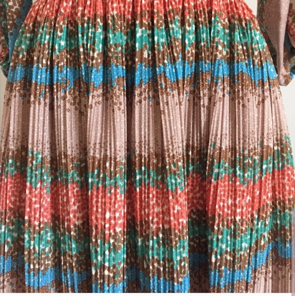🔥Vintage Multi-Color Midi Dress - Picture 8 of 8